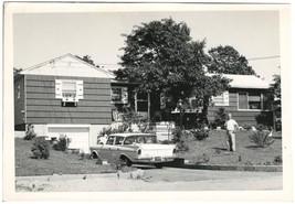 Vintage Old Photo of a 1960 Rambler Rebel CAR Automobile In Home Driveway 5x7 in - £7.11 GBP