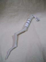White Mystic Wand Crooked Twig Good Witch Wizard Light Magic Medieval So... - $220.40 MXN