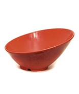 G.E.T. Angled Cascading Serving Red Orange Bowl for Salad Rice and Desse... - £7.91 GBP