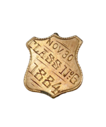14kt Yellow Gold Nov 30 1884 Class Pin RARE - $1,818.84 MXN
