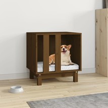 Dog House Honey Brown 50x40x52 cm Solid Wood Pine - $52.14