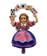 Dept 56 Alice In Wonderland “Alice With Cards” Ornament RARE 1990&#39;s Ship... - £48.68 GBP