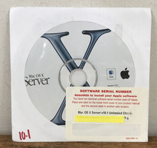 2001 Mac OS X Server Disc Version 10.1 - $1,000.00