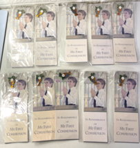 PACK OF 10 NEW In Remembrance of My First Holy Communion Color Lapel Pin... - $49.49
