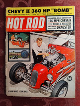 Rare HOT ROD Car Magazine March 1962 Wayne Arteaga Dragster Chevy II 360 HP - £16.99 GBP