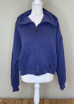 Fp Movement Free People NWOT Full zip Hooded Quilted Jacket Size S Periwinkle HG - £63.30 GBP
