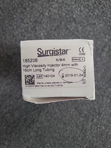 Surgistar 185208 High Viscousity Injector Box Of 5 Hospital Surgery Thea... - $62.12