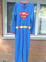 DC Comics Superman Costume Suit Cosplay Halloween Adult M Pajamas - £26.00 GBP