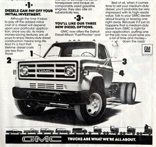 GMC Diesel Truck 1980 Advertisement Vintage Automotobilia Detroit Alliso... - £23.50 GBP