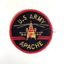 US Army Apache Helicopter Military Aviation Vintage Embroidered Patch - $8.00