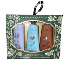 Crabtree &amp; Evelyn Hand Therapy (Lavender, La Source, &amp; Gardeners) Full Size Set  - £46.35 GBP