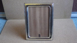 4x6 Italian Sterling Silver Hammered Finish Photo Frame Arezzo Italy - $100.00