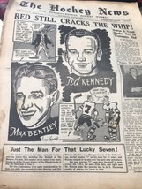 Vintage Hockey News Novembre 10 1948 Tout Star Jeu Ted Kennedy AHL Ushl Pcl Oha - £9.97 GBP