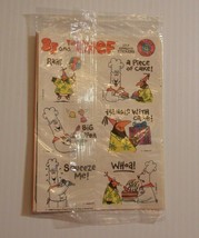 BJ and the Chef Self Adhesive Stickers Mini Comics #8 1988 Birthday - £4.80 GBP