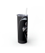 scary Darth Vader Skinny Tumbler with Straw, 20oz - £22.01 GBP