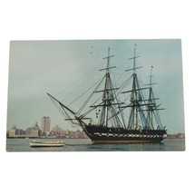 USS Constition Old Ironsides Postcard Boston Naval Shipyard Massachusetts Sailer - £2.39 GBP