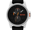 Hugo Boss Orange Men&#39;s Watch Detroit Black HB1550006 NEW BOXED - $126.69
