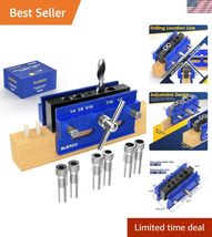 Self Centering Doweling Jig Kit, Drill Jig For Straight Holes Biscuit Jo... - $64.93