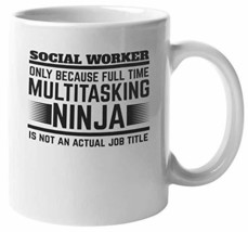 Make Your Mark Design Cool Social Worker Coffee &amp; Tea Mug for Public Worker and  - £15.95 GBP