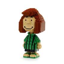 Peppermint Patty (Peanuts) Brick Sculpture (JEKCA Lego Brick) DIY Kit - $79.00