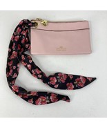 Juicy Couture Wristlet Light Pink Pouch Black Scarf Roses Clutch Gold Lo... - £11.76 GBP