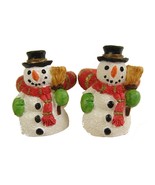 CC Christmas Decor Club Friendly Snowman Christmas Taper Candle Rings, 2... - £72.11 GBP