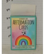 Affirmation Cards 54 Positive Inspiring Messages To Start Your Day a Bet... - £7.39 GBP