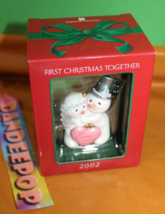 American Greetings 1st Christmas Together 2002 Holiday Ornament AXOR-010H - £14.00 GBP