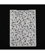 Constellation background embossing folder for card making stationary pap... - $85.56 MXN