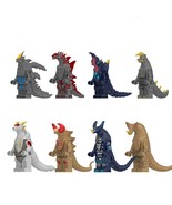 8PCS/Set Of Godzilla Series Block Doll Mini Toy Building Block Assembly Toy - $24.99
