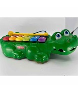 FISHER PRICE Green Alligator Pull Along Xylophone Musical Learning Toy 1... - $14.00