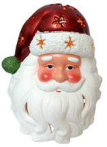 Home Reflections Christmas Santa Claus Flameless LED Candle Luminary wit... - $55.99