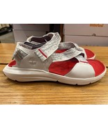 TIMBERLAND MEN&#39;S MOTION DUNE BLACKSTRAP SANDAL WHITE WEBBING A6DPP-ETZ A... - $84.99