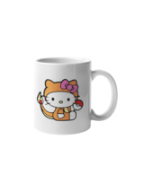 Kawaii Charmander Kitty Image Valentines Girlfriend Gift 15 OZ Coffee Mug - £15.16 GBP