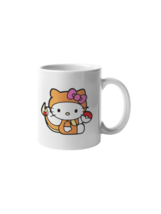 Kawaii Charmander Kitty Image Valentines Girlfriend Gift 15 OZ Coffee Mug - £15.49 GBP