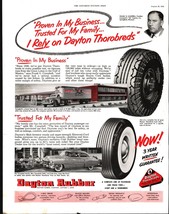 Original 1952 Dayton Tire Ad Photo Endorsed Frank Campbell Sprimgfield Missouri - £17.71 GBP
