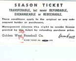California Angels Anaheim Stadium Ticket 1969 Cleveland Indians Hoyt Wil... - £11.84 GBP