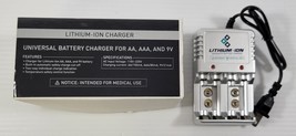 H) Universal Battery Charger for AA, AAA, and 9V Batteries - $11.87