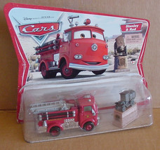 Disney Pixar Cars STANLEY &amp; RED Diecast Firetruck 2-Pack 8177 Open Box 2006 - £14.07 GBP