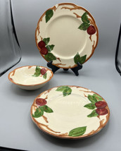 Plates Franciscan Apple Chips Crafting Mosaic 1 Dinner 1 Luncheon  1 Bowl - $13.98