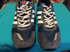 ADIDAS MENS ATHLETIC SHOES STYLE 779001 - SIZE 10 US - GRAY/ TEAL / WHITE - $847.06 MXN