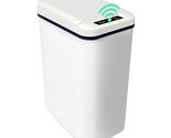 Slim Bathroom Trash Can With Lids 2.6 Gallon, Smart Garbage Can Motion S... - £34.00 GBP