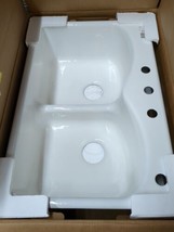 Kohler white double Riverby Workstation sink - £503.20 GBP