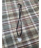 Baccarat Glass Heart Necklace - $99.00