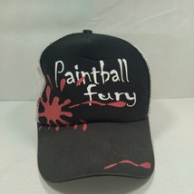 Trucker hat Paintball Fury Splat Snapback Hat Cap VGUC - $11.95