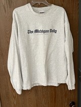The Michigan Daily Newspaper - Long Sleeve T-Shirt - 108th yr 1999 - Cotton - XL - £20.89 GBP