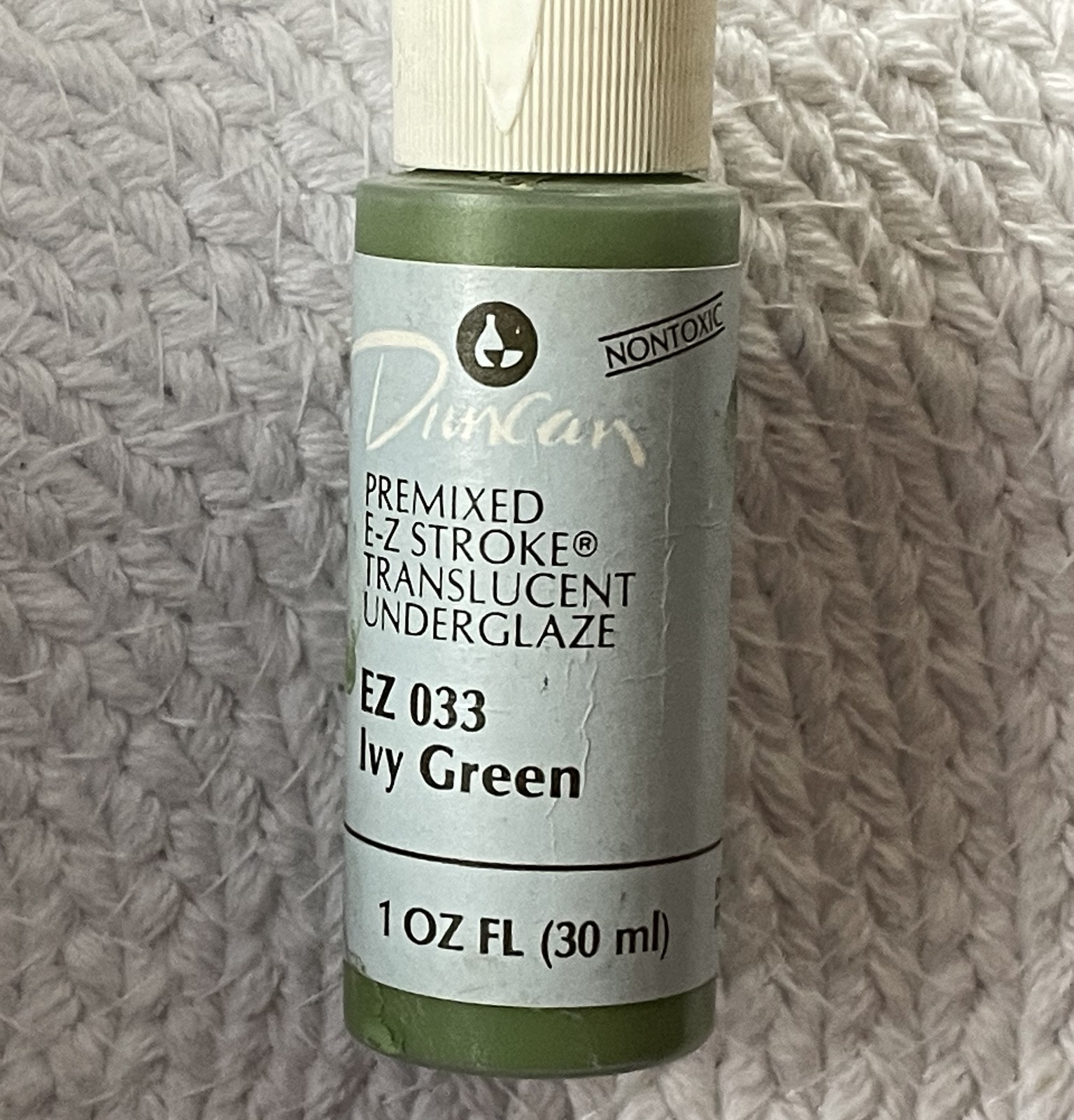 Duncan Ez 033 Ivy Green Ceramic Glaze E-Z Strokes 1oz - $2.00