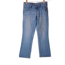 Old Navy Women 2 Rock Star Low Rise Crop Jeans Med Skinny Blue - £7.81 GBP