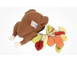 Turkey Plush Toy for Dog and Cat, Interactive Puzzle Feeder, Chew Squeak... - $87.99