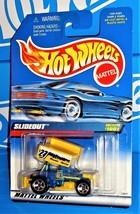 Hot Wheels 1999 Mainline #1001 Slideout Blue &amp; Yellow w/ 5SPs - £1.94 GBP